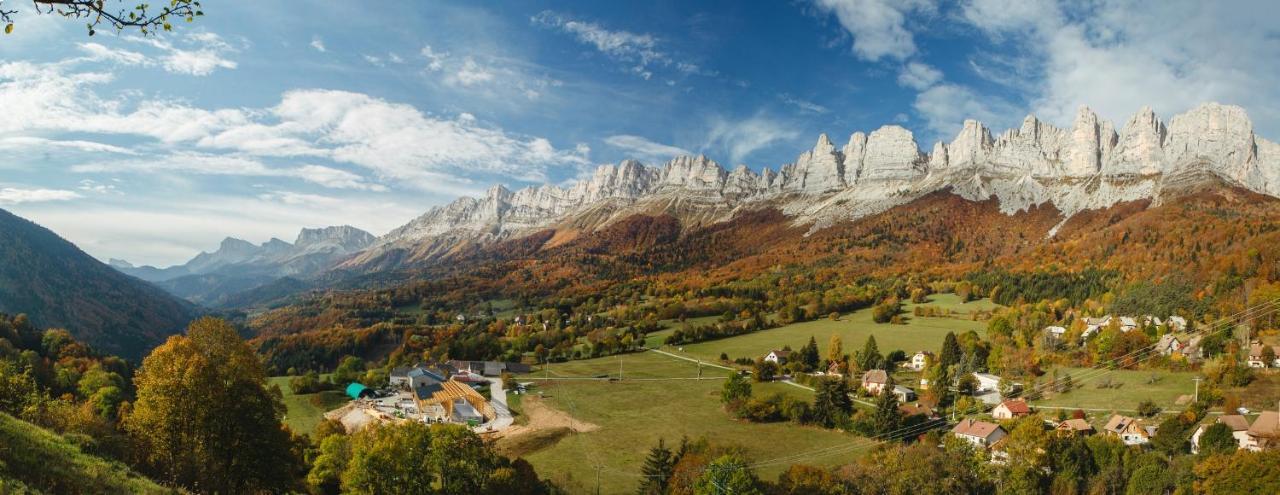 Eterpa Les Chalets De Pre Clos En Vercors Saint-Andéol Exteriér fotografie